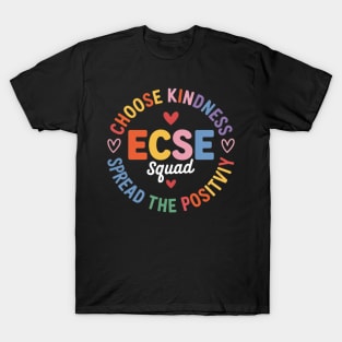 ECSE Squad Early Childhood Special Education Teacher Team T-Shirt